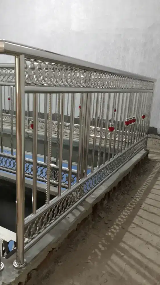 Ralling tangga balkon stainless