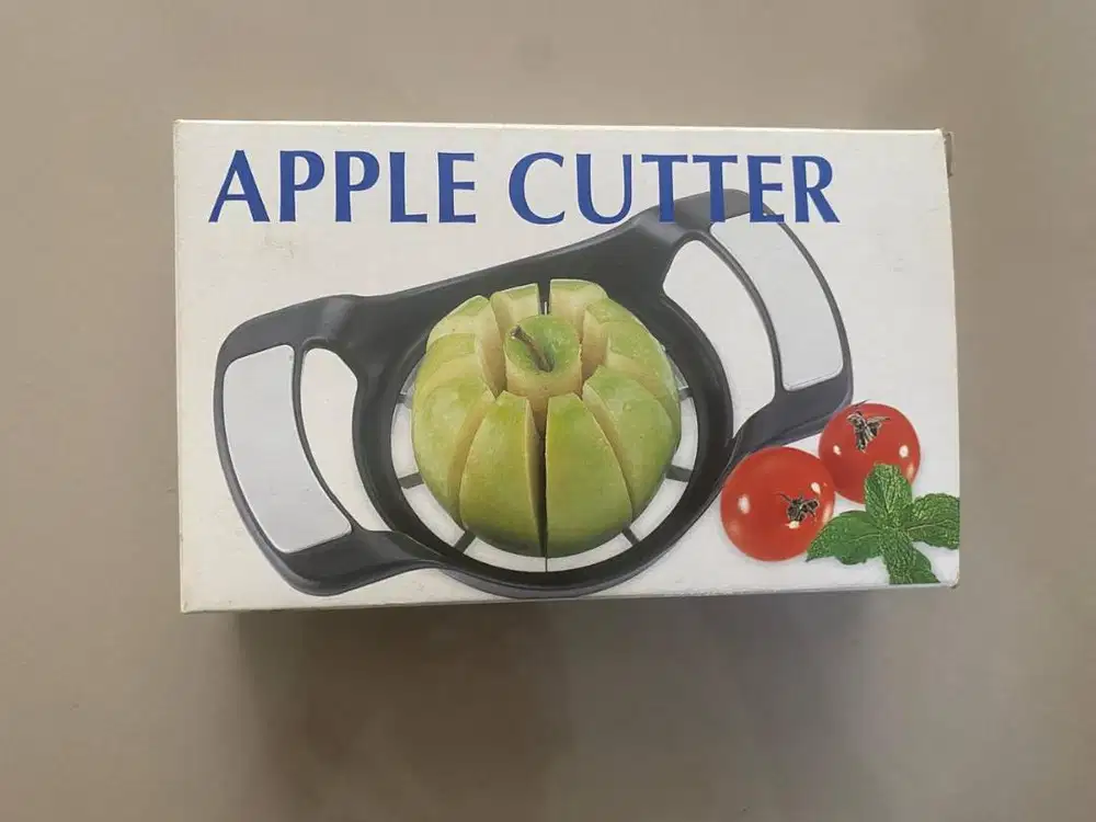 APPLE CUTTER - PISAU STAINLESS STEEL - BARU