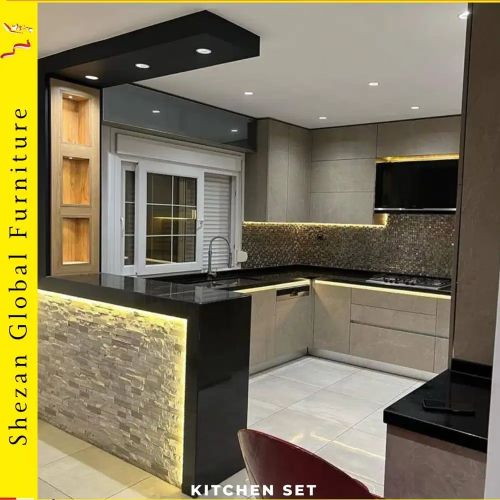 JASA PRODUKSI DAN PEMASANGAN KITCHENSET CUSTOM HARGA MURAH