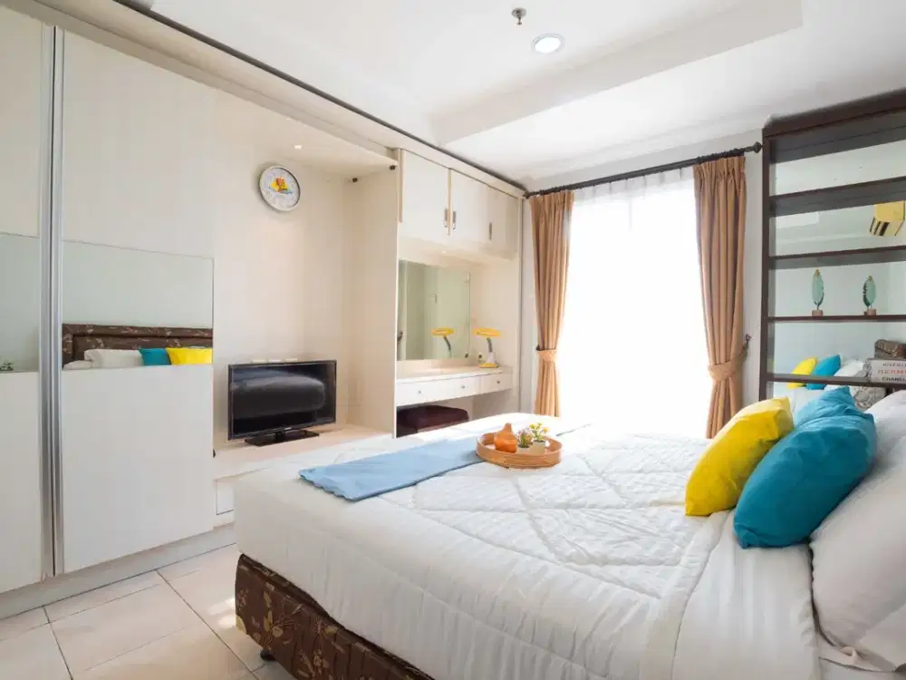 Sewa Apartemen Full Furnished The Boulevard 1BR - Lokasi Dekat Thamrin, Monas, Tanah Abang, Cideng, Grand Indoensia