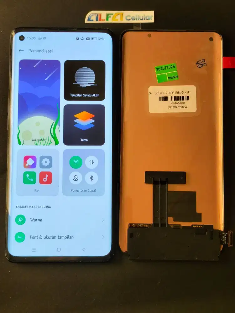 Lcd Oppo Reno 3 Pro Lcd Oppo Reno 4 PRO 4G/5G CPH2089/CPH2037 ORIGINAL