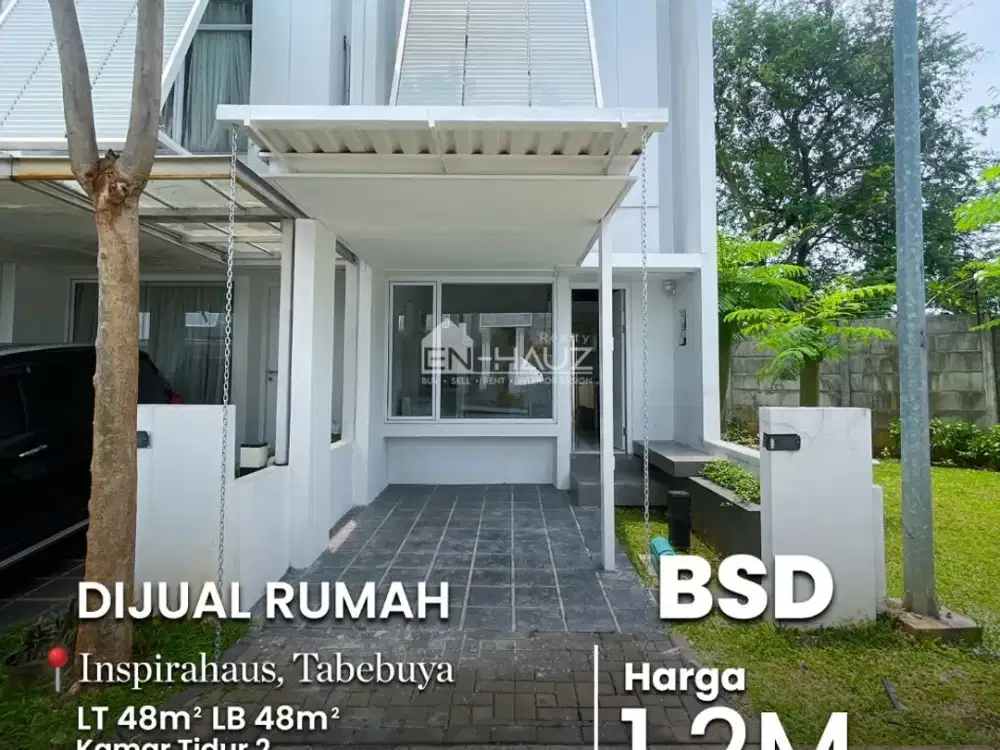 DIJUAL RUMAH INSPIRAHAUS @TABEBUYA BSD