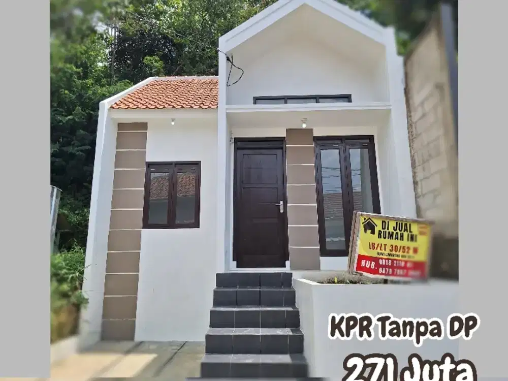 Rumah Baru Siap Huni KPR Tanpa DP