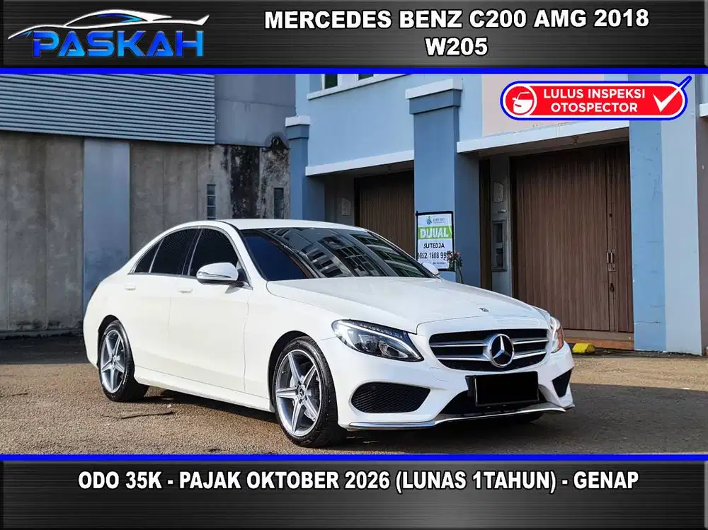 PAJAK=1TAHUN Bunga=5% Mercedes Benz C 200 AMG 2018 Mercy C200 amg 2018