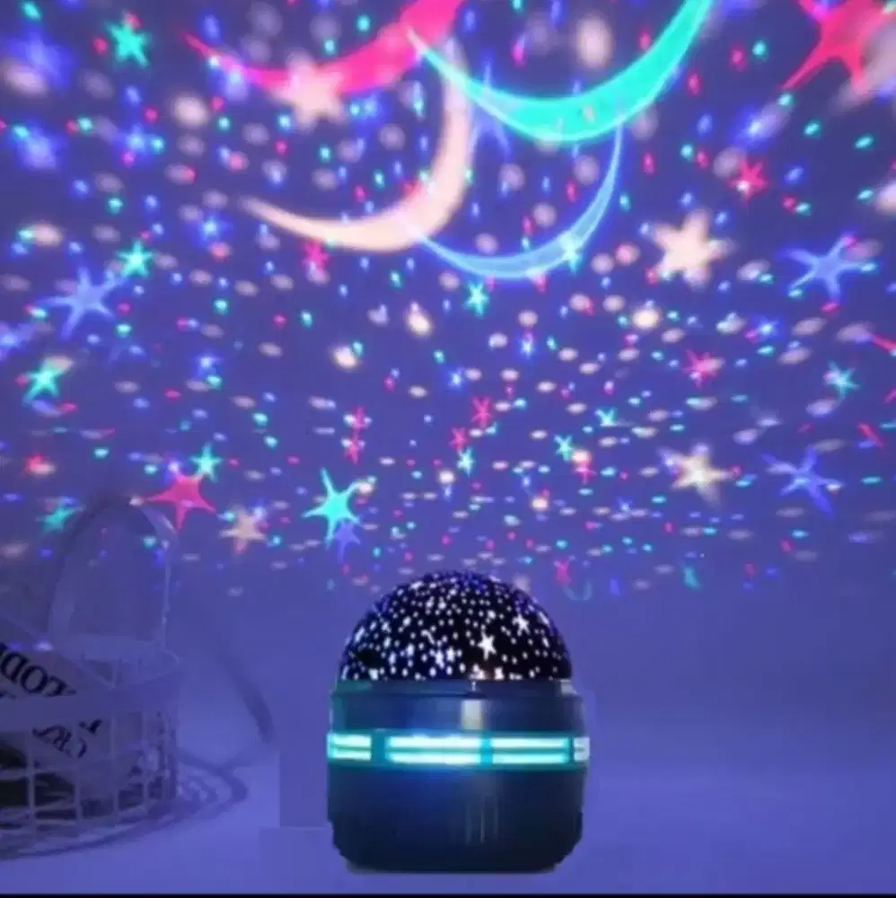 Lampu hias rotasi usb