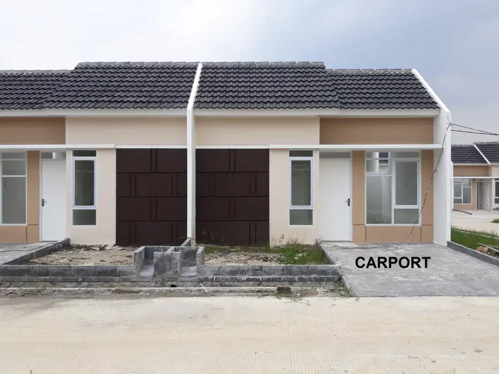 Tembok Belakang. Rumah Subsidi Siap Huni Klapanunggal Cileungsi