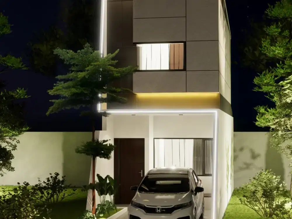 RUMAH MINIMALIS 2 LANTAI LOKASI STRATEGIS DILALUI ANGKOT C15