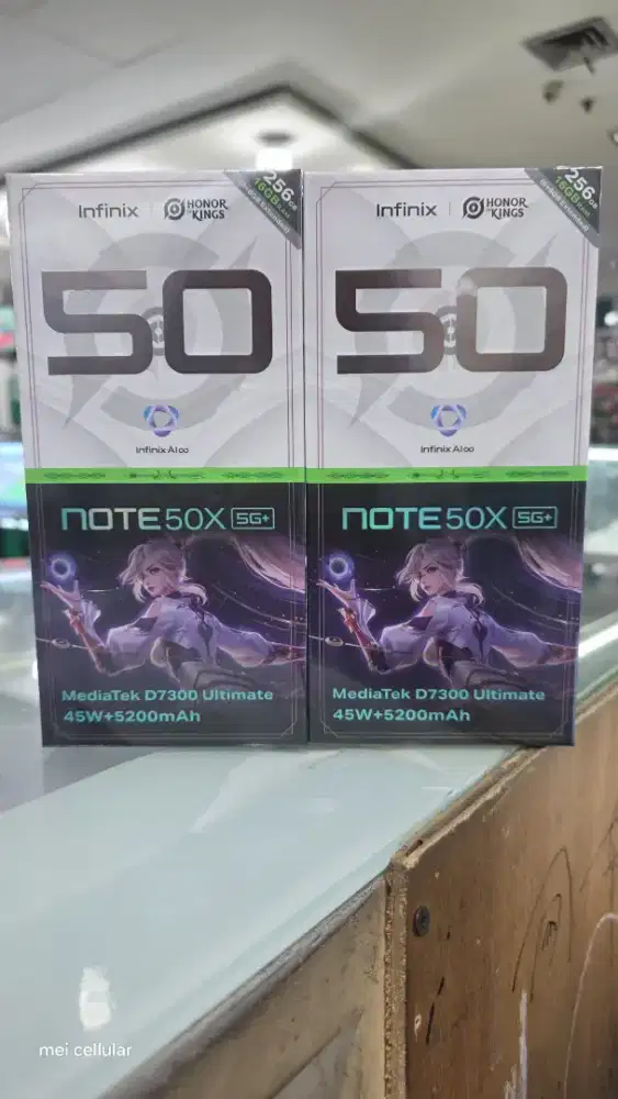 Infinix Note 50x 5G ram 8gb+8gb/256gb baru segel garansi resmi bisa tt