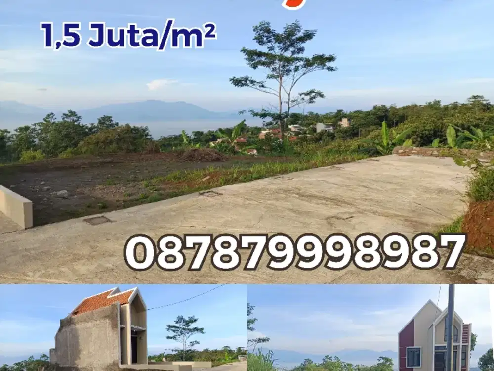 Tanah Siap Bangun City View Bagus Sekali di Bandung Timur
