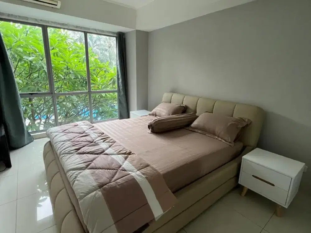 Apt mansion kemayoran tower Fontana lantai rendah ls 116 m2 tipe 3+1 BR