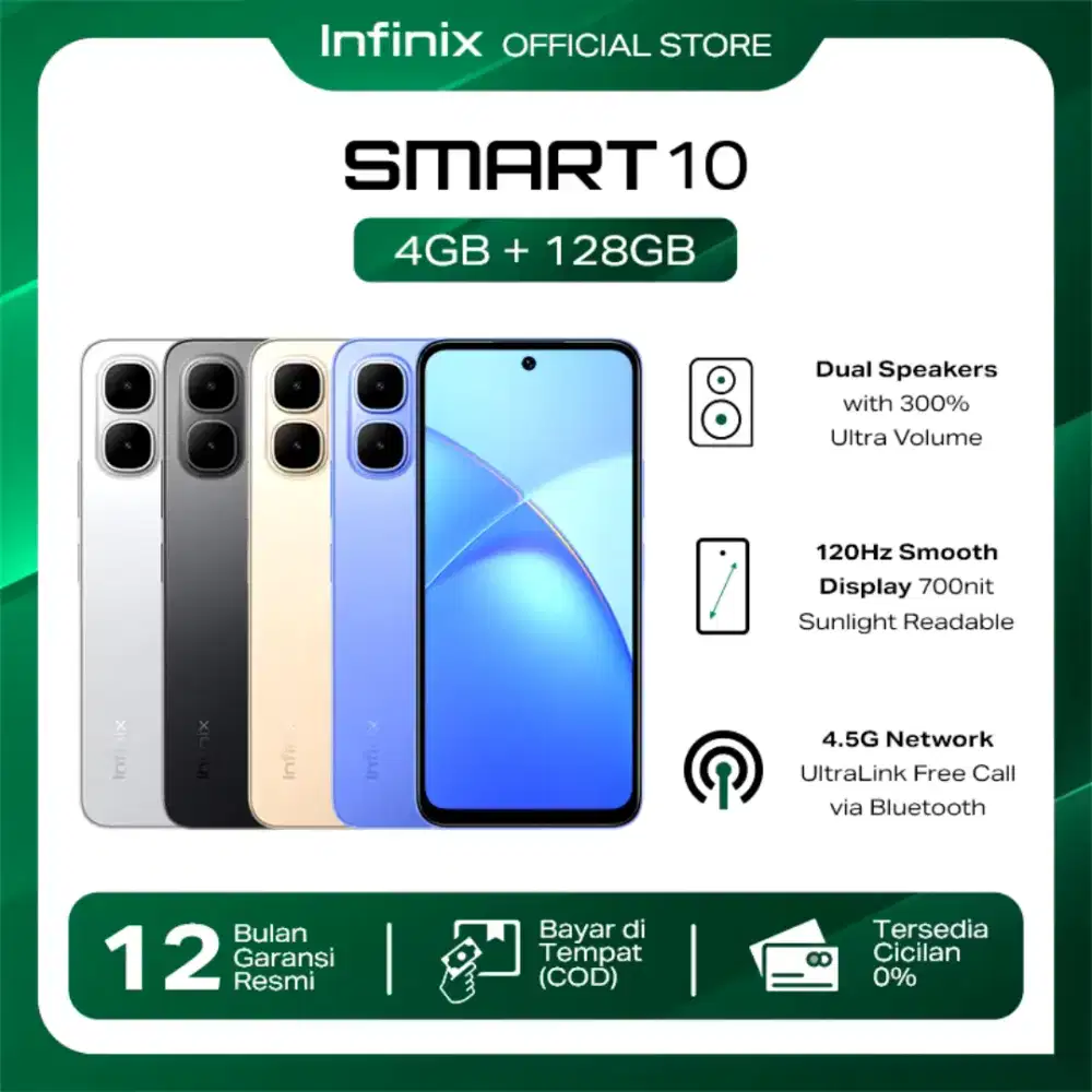 INFINIX SMART 10 4/64 & 4/128