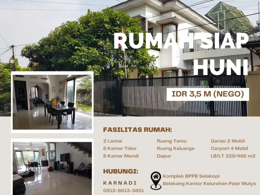 Jual Cepat Rumah Mewah Area Bogor