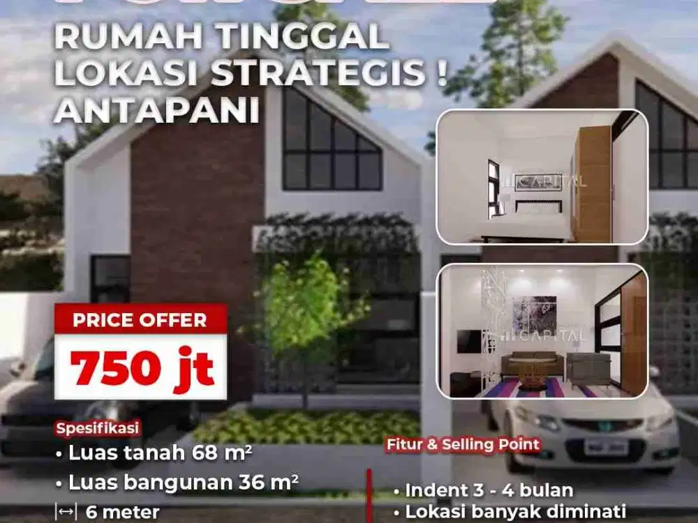 rumah strategis Antapani Bandung