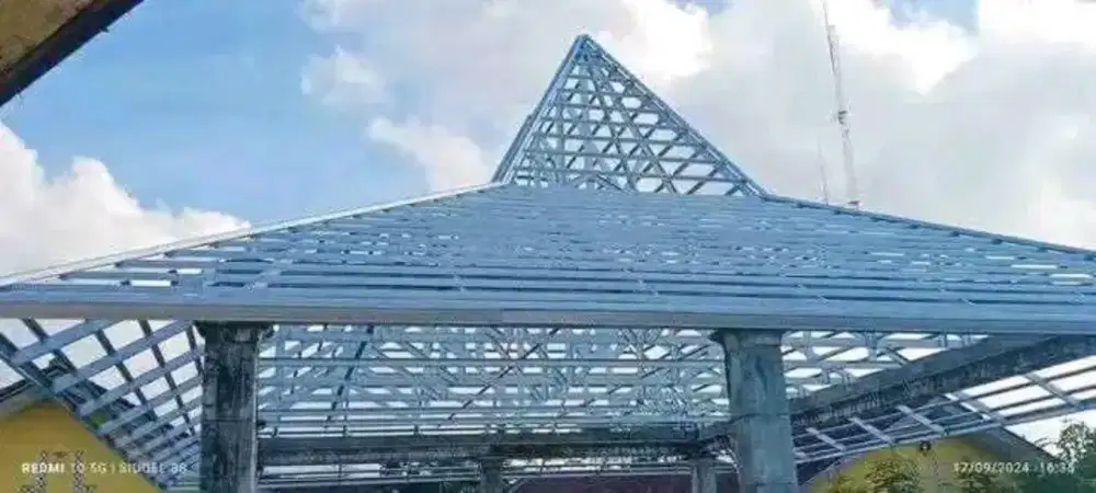 Pasang rangka  atap baja ringan, bongkar pasang atap baja ringan,