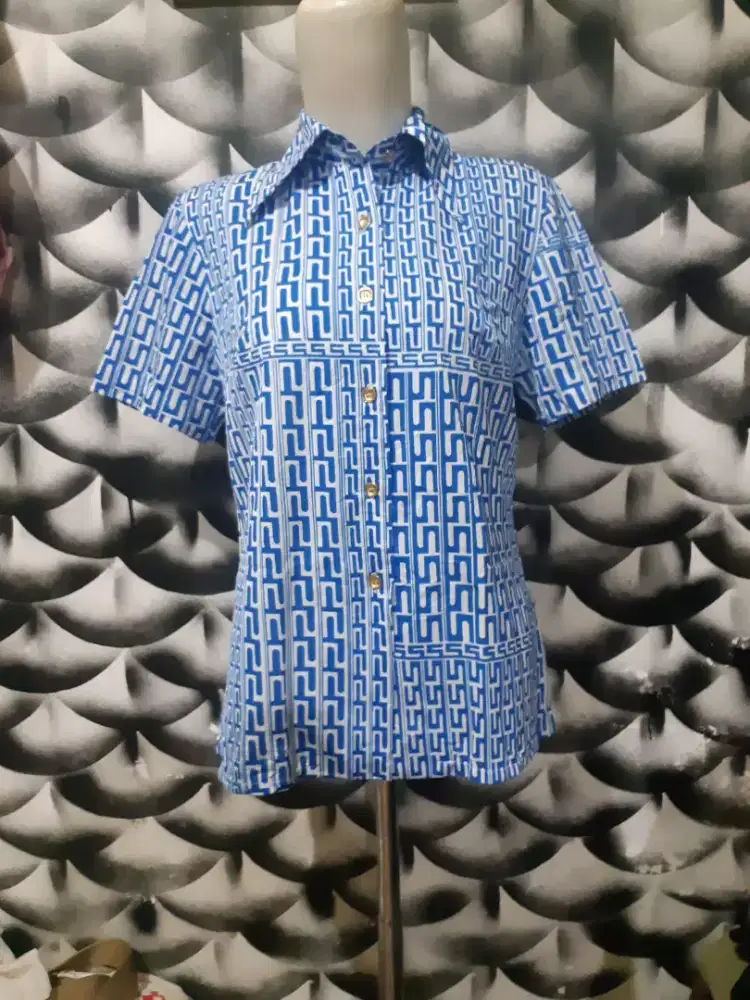 Kemeja/blouse vintage wanita preloved tjap karoeng