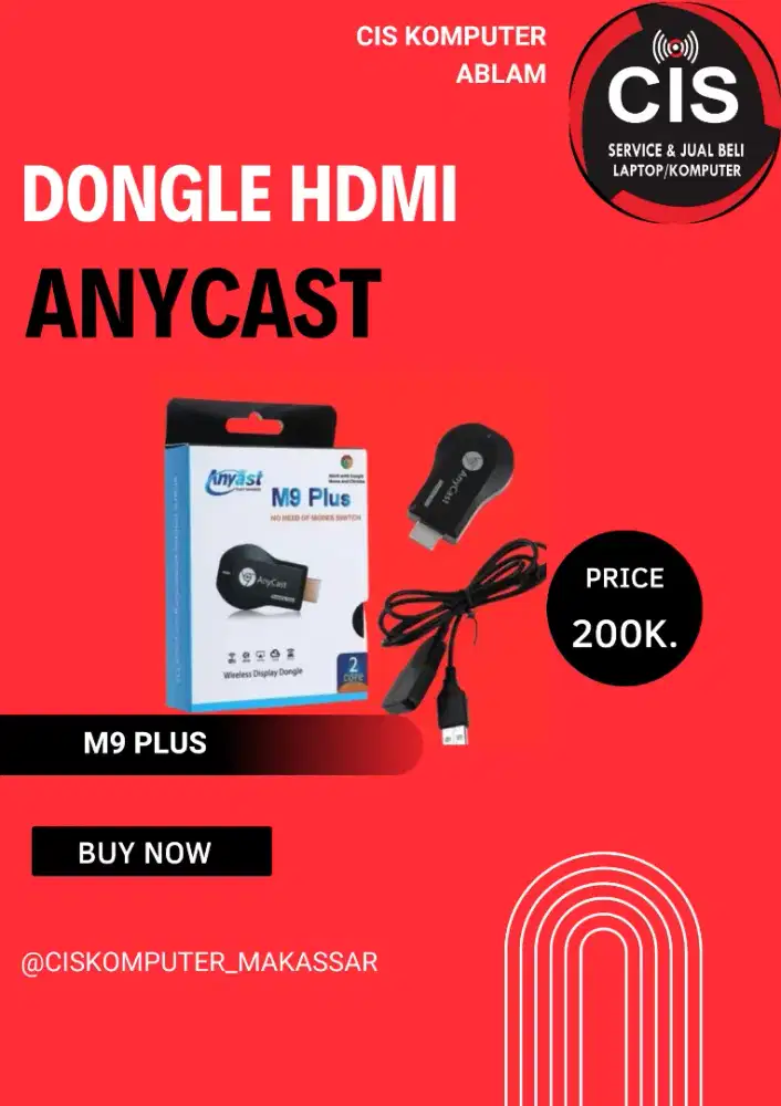 Ready Dongle HDMI Anycast m9 plus