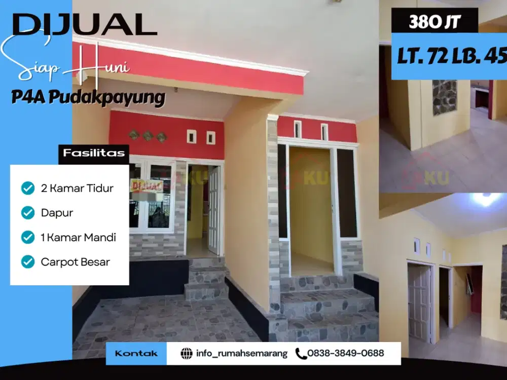 Dijual Cepat Rumah di P4A Pudakpayung Banyumanik Full Bangunan Garasi 2 Mobil