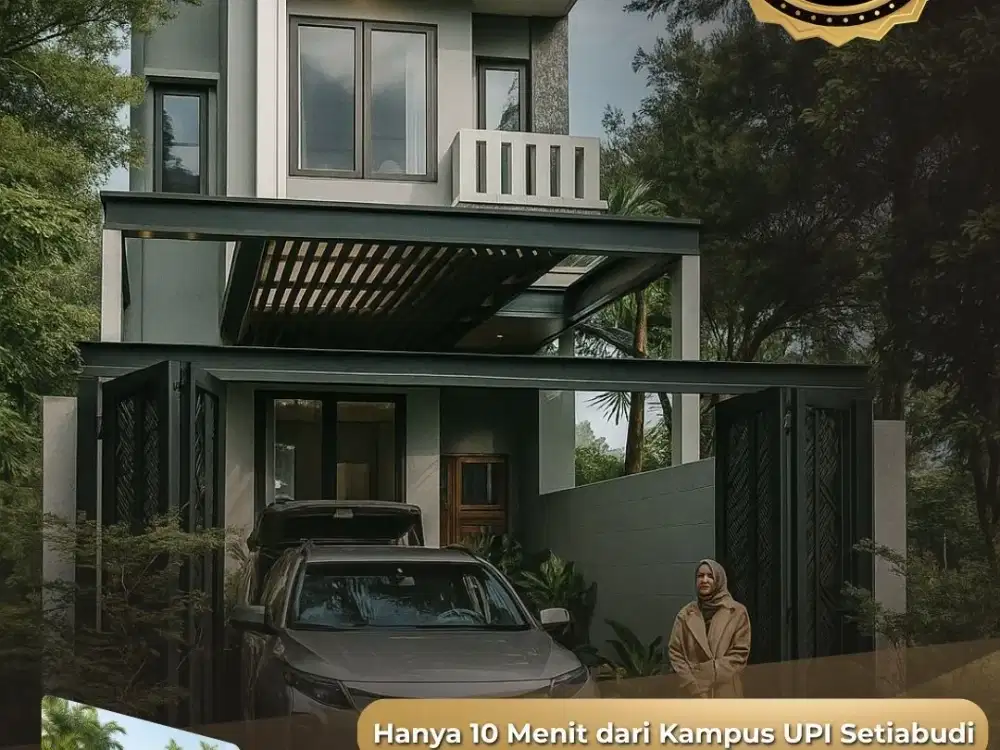 Hanya 10 Menit ke Kampus UPI Setiabudi Kota Bandung | Rumah Rasa Villa Plus Kolam Renang Lembang