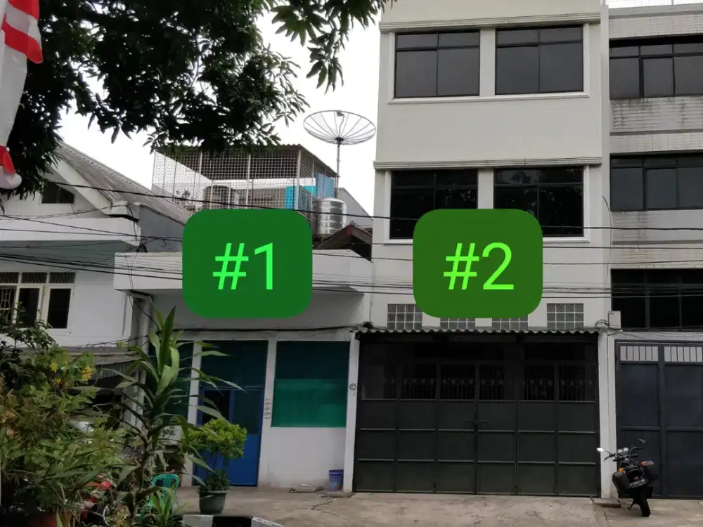 Dijual Cepat 2 Unit Ruko & Rumah Gandeng Lokasi Strategis Pengukiran - Luas Tanah 178 m
