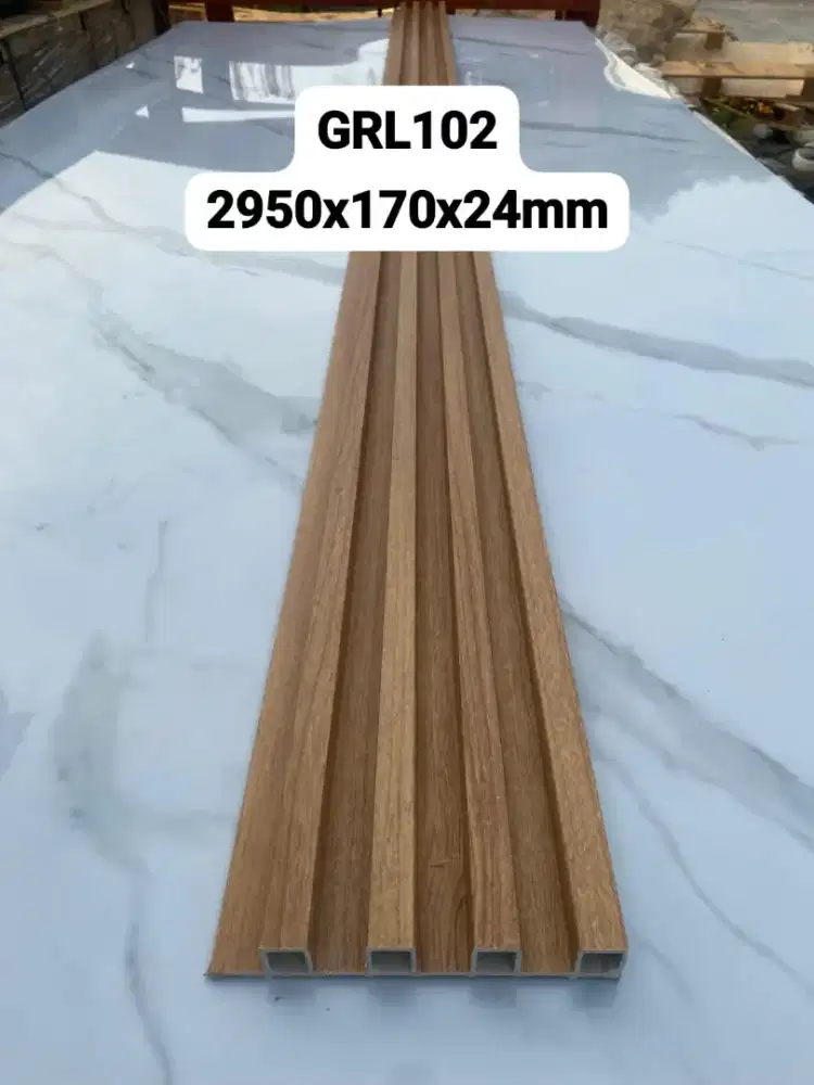 Wpc Wall Panel 295cm Wood Panel Dinding Rumah Dekor Interior home