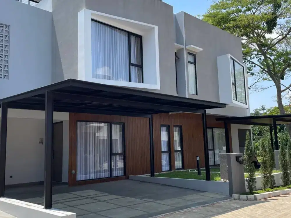 Desain Mewah, Udara Dingin, dan Pemandangan Hijau Dijual Rumah Baru di Cluster Cisitu Dago Kota Bandung