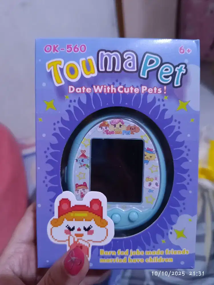 Tamagotchi Toumapet Layar full color Hd