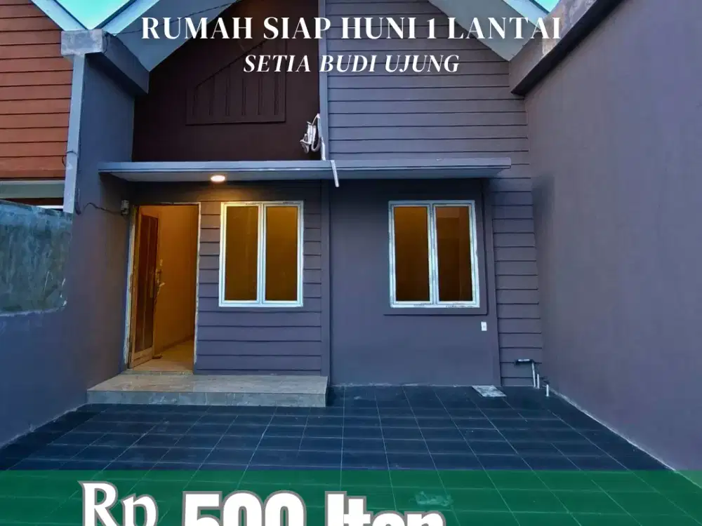 Jual Rumah Setiabudi Medan | 3KT Siap Huni | SHM & Furnished