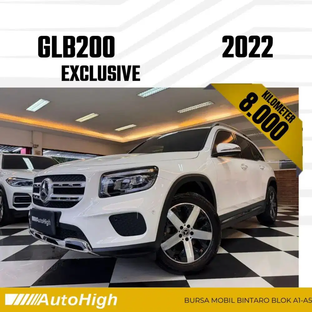 DP10% [Km8.000] GLB200 2022 White / GLB 200 Reg 2021 #AUTOHIGH