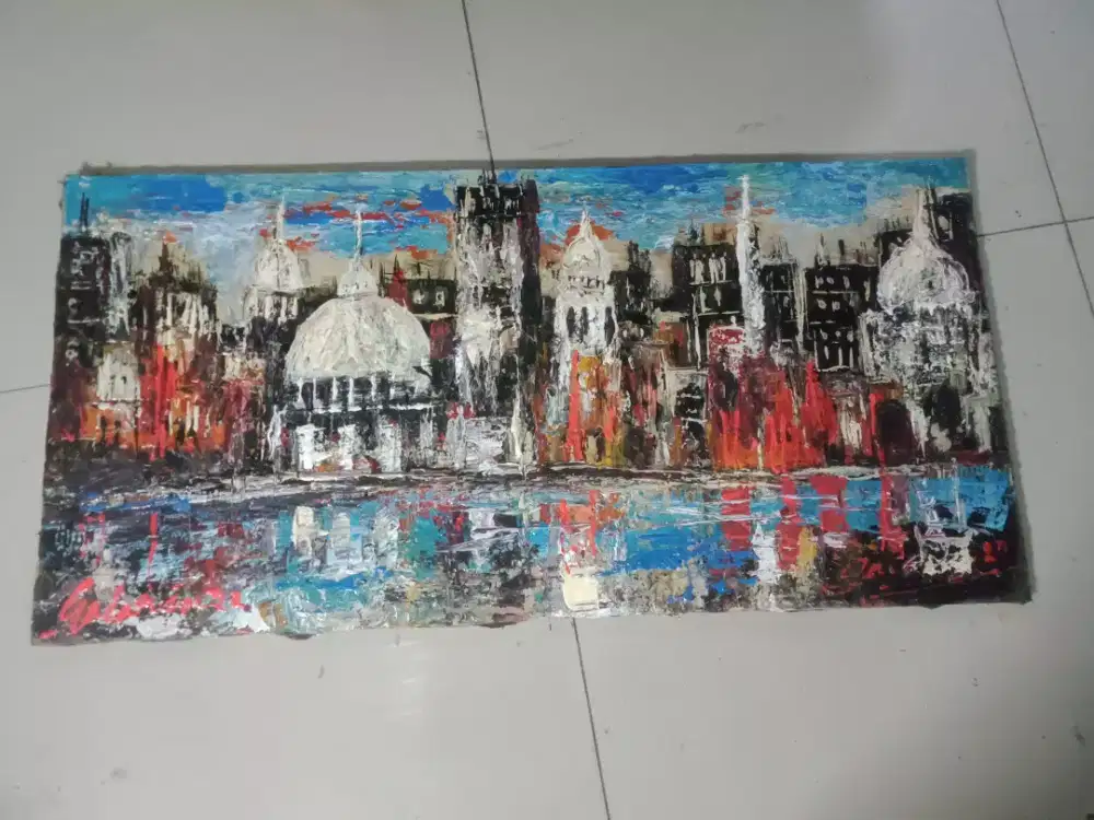 Lukisan pajangan rumah