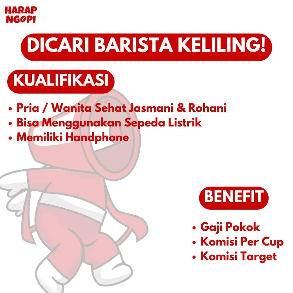 Driver barista kopi keliling loker