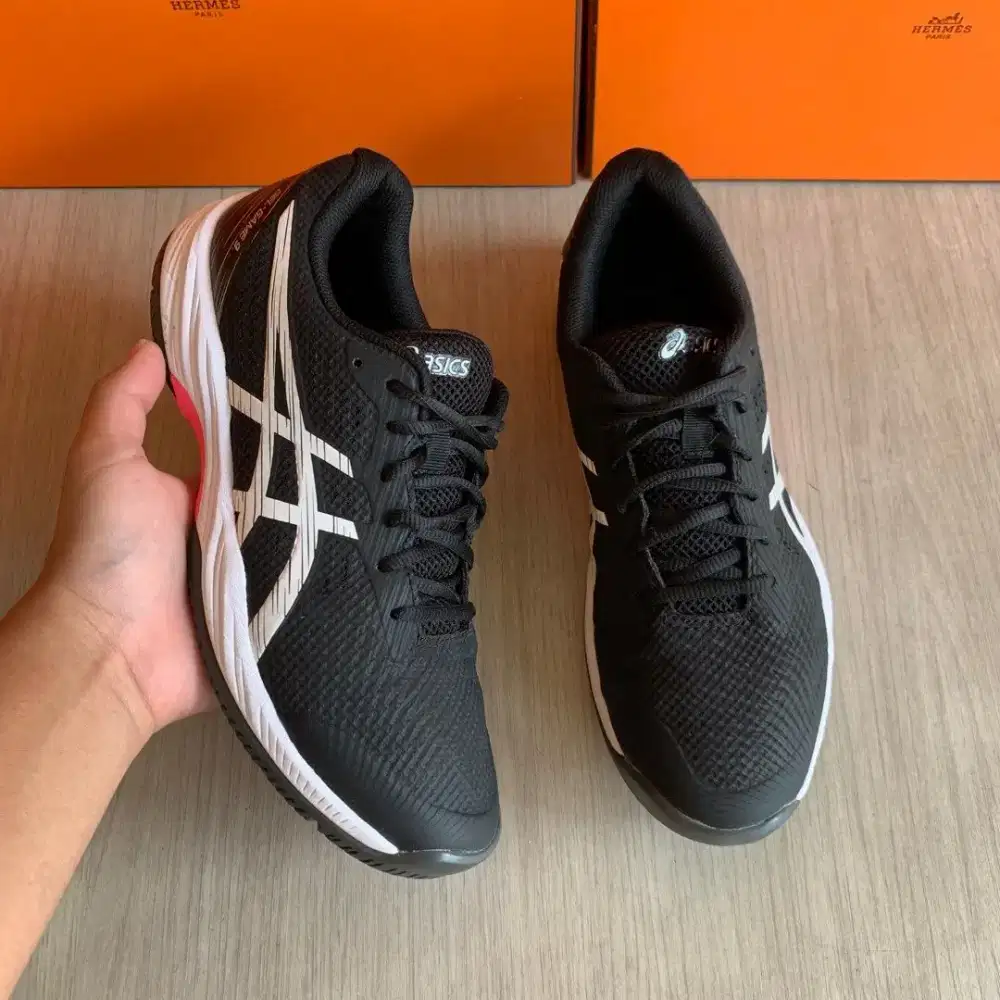 Asics Gel Game 9 Tennis Sport Original Olahraga Sepatu Size 42