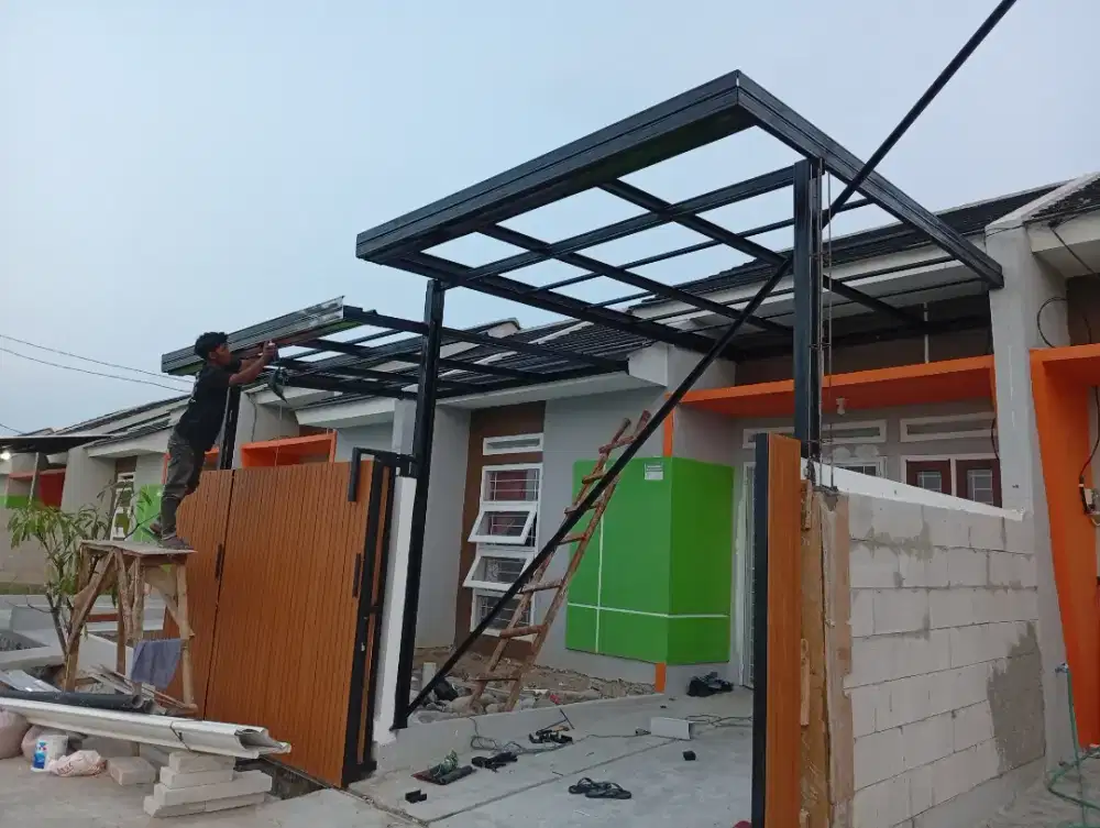 Kanopi baja ringan model minimalis harga terjangkau