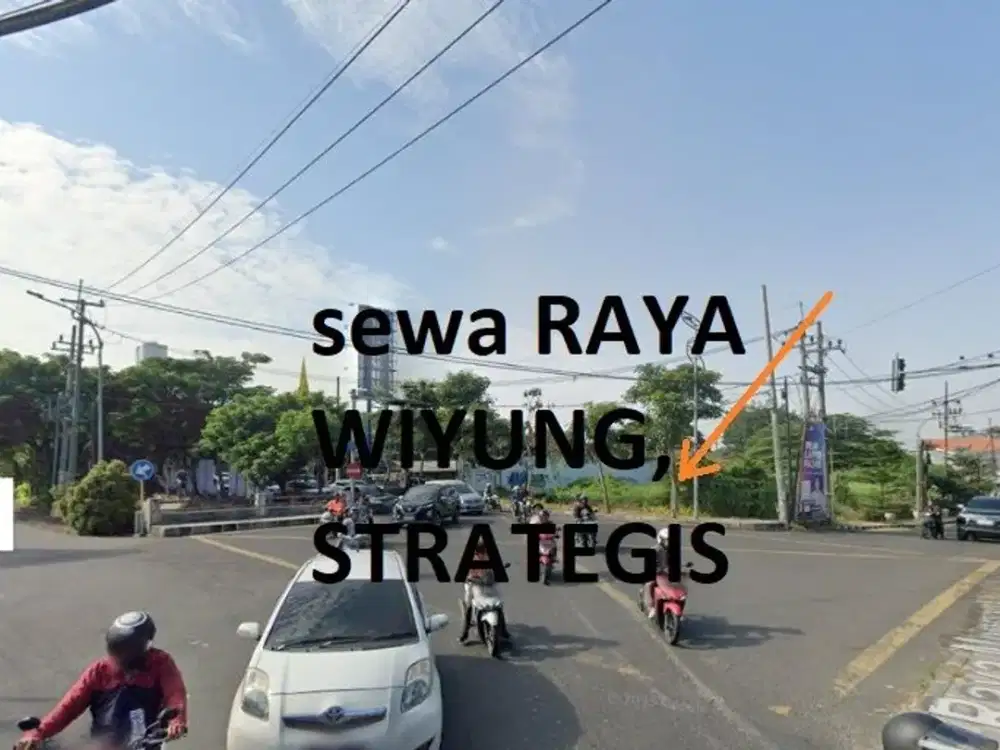 Disewakan Tanah Raya Babatan, STRATEGIS ..TAMPAK DARI BANYAK ARAH, RAMAI POLL