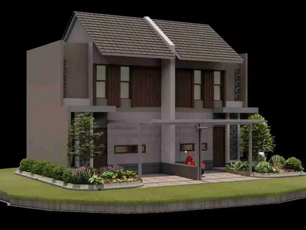 rumah 2 lantai dekat kampus telkom buah batu