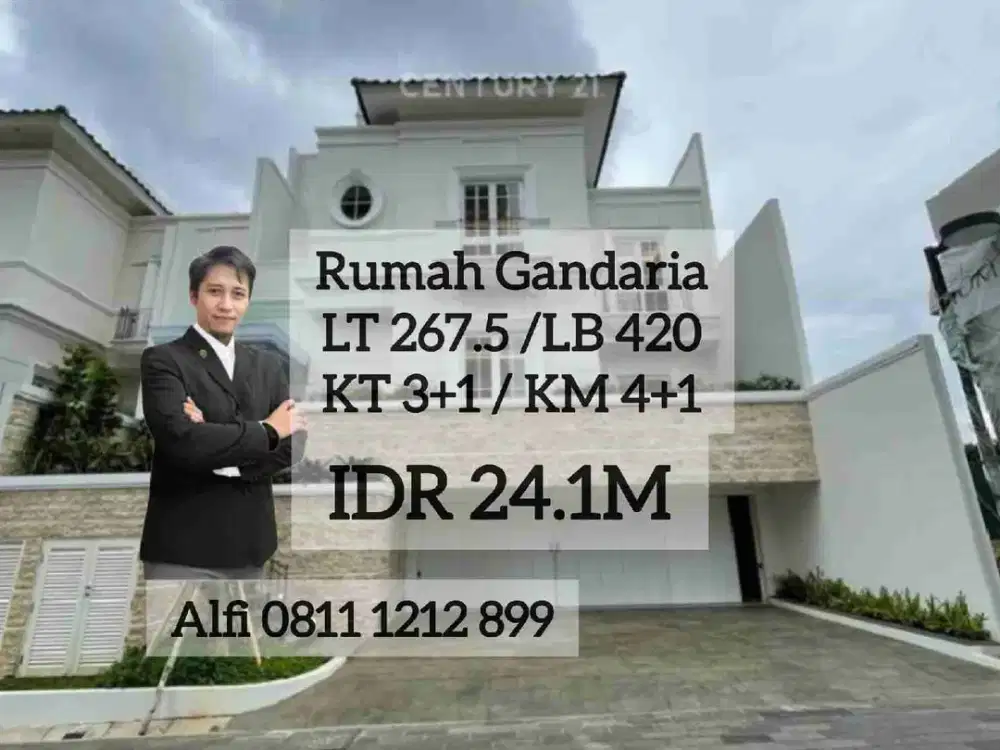 Rumah Brand New Mewah Di Gandaria Selatan Wt17068