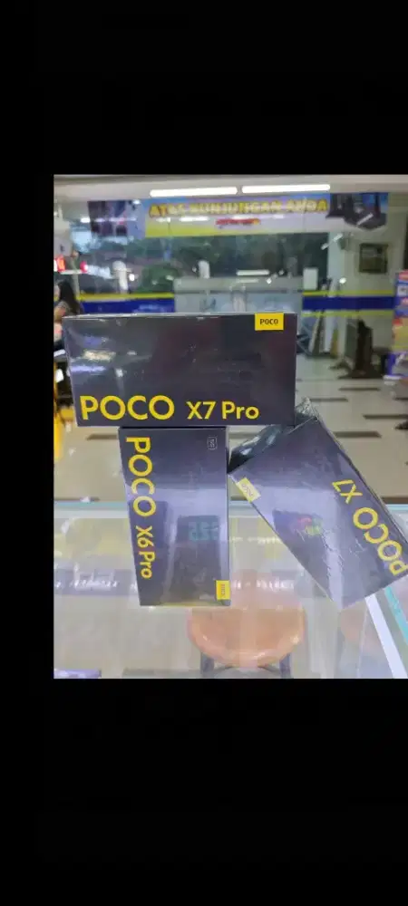 Xiaomi poco X7 ram 12gb 512gb layar lengkung pro resmi