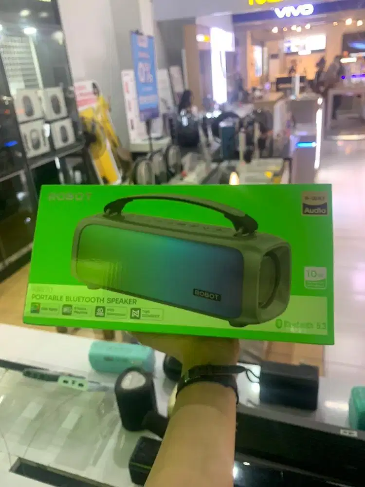 SPEAKER BLUETOOTH ROBOT RB570 GREEN