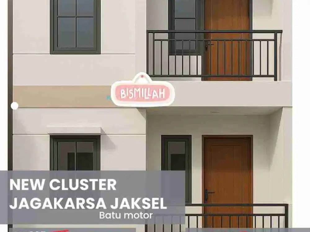 dijual rumah murah 2 lantai di jl Batu Jagakarsa akses motor