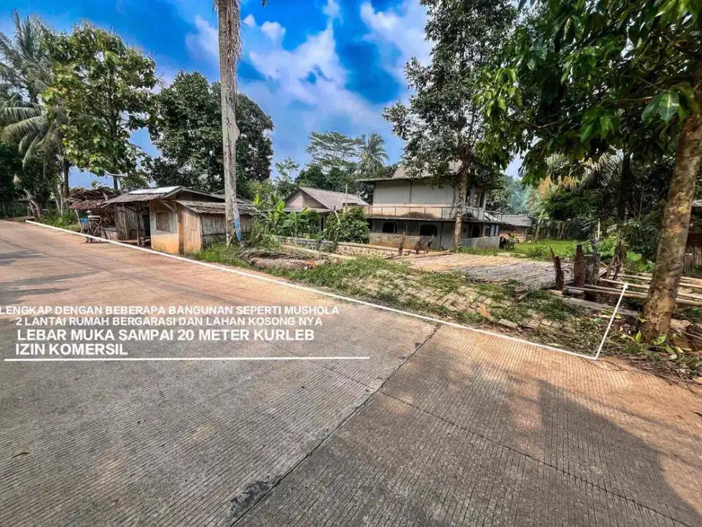 TANAH PINGGIR JALAN RAYA MURAH, DI PUTAT NUTUG CISEENG, COCOK UNTUK CLUSTER, YAYASAN, PUSANTREN DLL