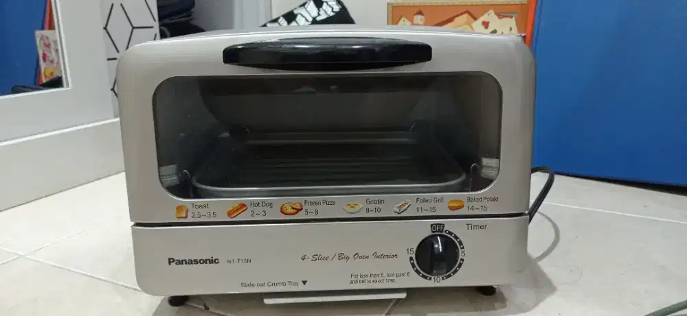 Panasonic Toaster Oven NT T13N kondisi baru sekali pakai