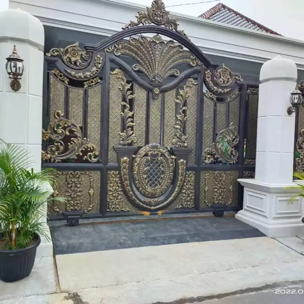 Tukang las pembuatan pagar kanopi tralis pintu