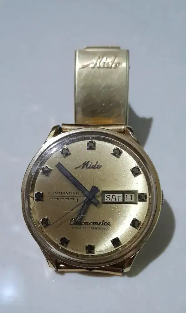 Jam Mido Commander Matic Vintage ORI
