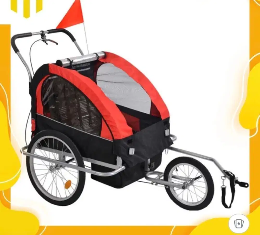 Folding bicycle Baby Trailer outdoor