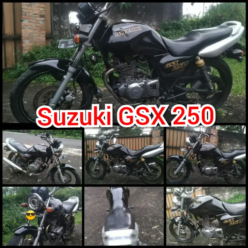 SUZUKI GSX 250  hitam silver 2005