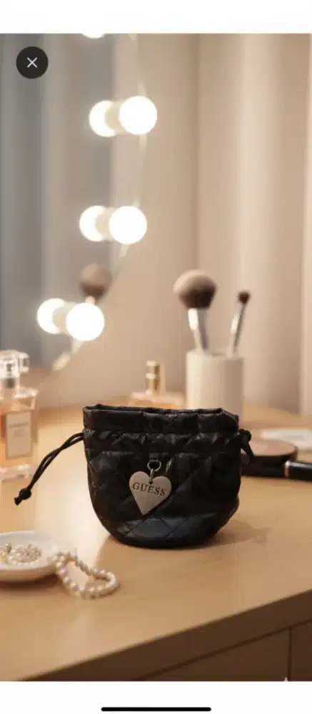 Dompet Guess Original Pouch Bag Tas Penyimpanan Jam Tangan