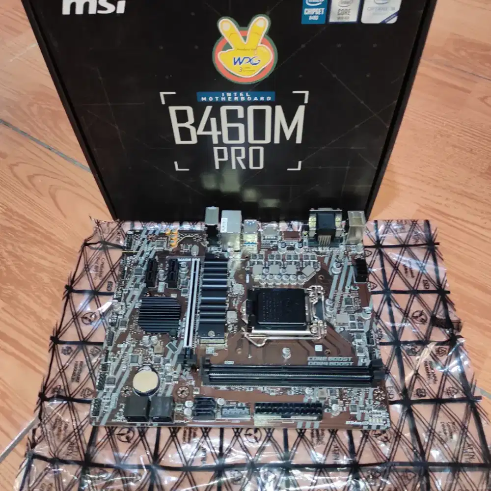 Motherboard MSI B460M Pro New Gres Stok Lama