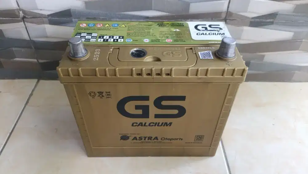 Aki accu copotan GS CALCIUM 65B24LS / NS60LS 55 ah