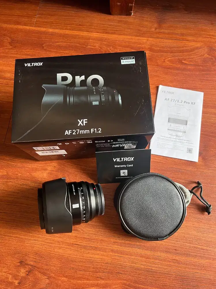 Preloved Lensa Kamera VILTROX AF 27MM F1.2 PRO FOR FUJIFILM