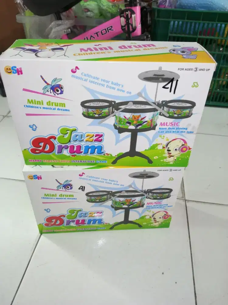 Mainan Anak Drum Jazz Set Kecil