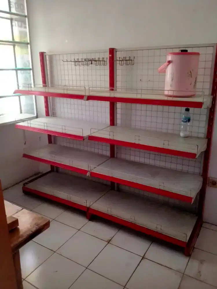 Rak Gondola 4 susun 2meter harga nego